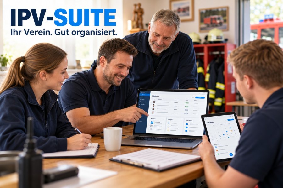 Freiwillige Feuerwehr mit digitaler Verwaltung
